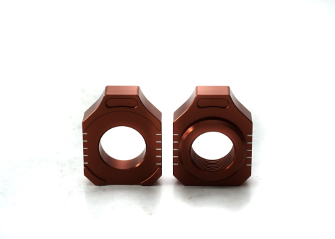 Натяжитель приводной цепи KTM SX 85 '15-20, HUSQVARNA TC 85 '15-20 оранжевый ACCEL AB33OR