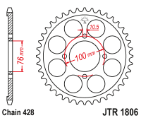 Приводная звезда JT JTR1806.56 (PBR 803)