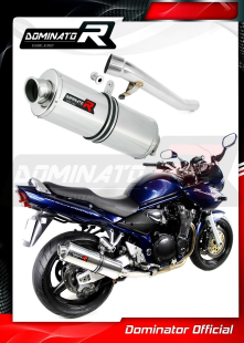 Прямоток DOMINATOR SUZUKI GSF 1200 BANDIT 2001 - 2005 овальный