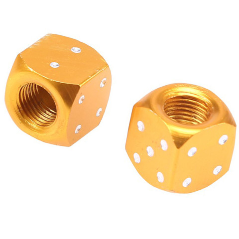 Колпачки ниппеля кости золотые