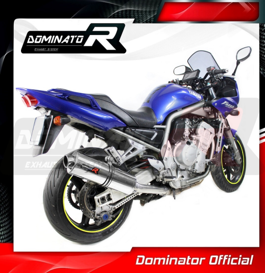 Прямоток DOMINATOR YAMAHA FZS FAZER 1000 2001 - 2005 овальний