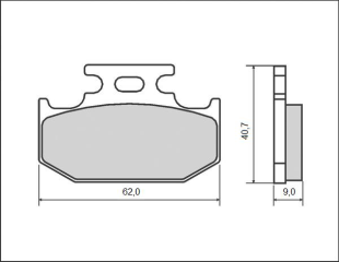 Тормозные колодки BRENTA FT 3086 (FA152)