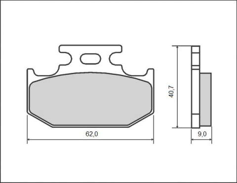 Тормозные колодки BRENTA FT 3086 (FA152)