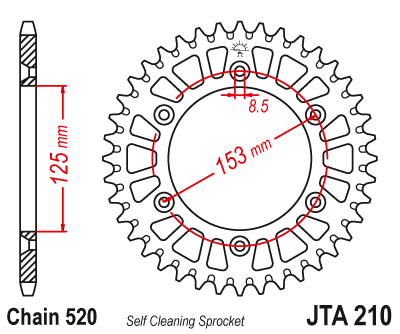 Приводная звезда JR 28948JRAG (JTA 210.48)