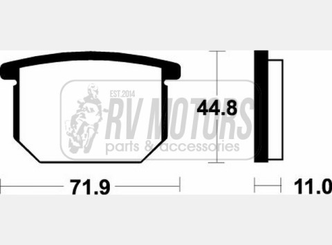 Тормозные колодки SBS 534HF