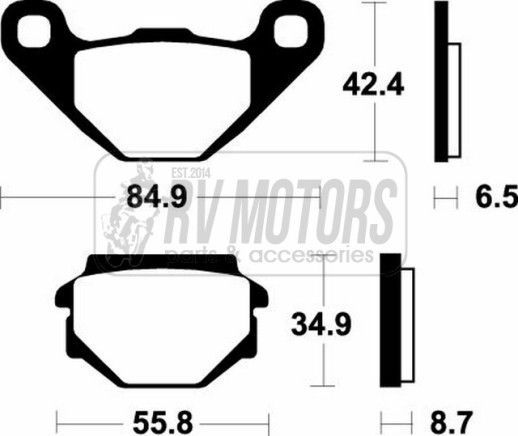 Гальмівні колодки SBS 651HF