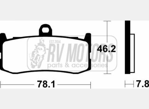 Тормозные колодки SBS 864RS