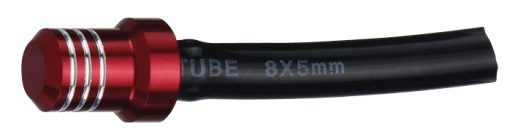 Шланг вентиляции крышка бензобака ACCEL красный VB01RD