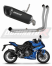Полная система выхлопа Suzuki GSX-8S / GSX-8R 2023 - 2025 DOMINATOR HP6 черный