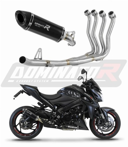 Полная система выхлопа Suzuki GSX-S 1000 / F 2015 - 2020 DOMINATOR HP8 черная