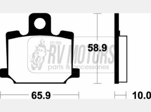 Тормозные колодки SBS 535HF