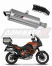 Прямоток KTM 1290 SUPER Adventure S / R 2015 - 2020 DOMINATOR P7 