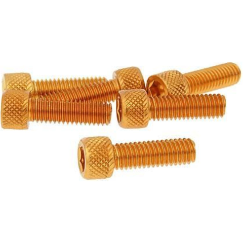 Комплект болтов Vicma M6x30 6шт TC630OR золотые