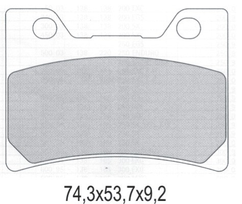 Тормозные колодки GALFER FD143G1370 (FA182)
