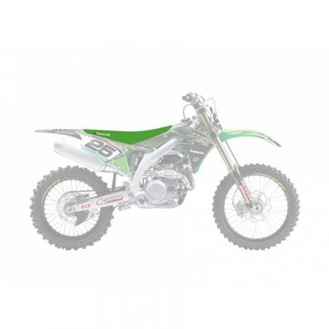 Обшивка сидения KAWASAKI KXF 450 '19 BLACKBIRD PYRAMID (PMD) E1433G/01