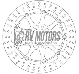 Тормозной диск FERODO FMD0125RX