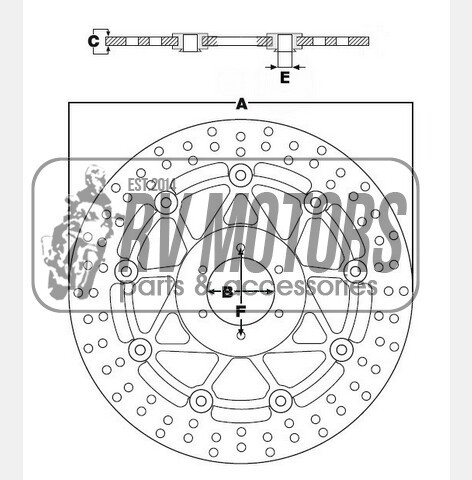 Гальмівний диск FERODO FMD0125RX