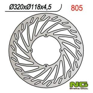 Тормозной диск NG передний HONDA XR 400/600/650 (320X118X3) NG805
