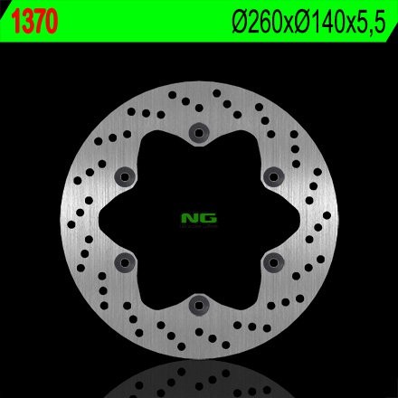 Тормозной диск NG задний SUZUKI GSXR1300 HAYABUSA '08-'13, B-KING 1300 '08-'10 (260X140X5,5) NG1370