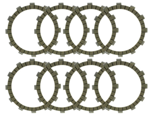 Фрикционные диски сцепления KAWASAKI KX 250 (92-08), VN 800/900, GPZ 900R, KLR 650C '95-'04 (F1772) (EBS4435) PSYCHIC MC-03854P