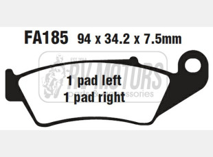 Тормозные колодки EBC FA185R