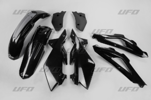 Комплект пластика UFO HUSQVARNA CR 2T '06-'08 (чёрный) (HU605E001) HUKIT605001