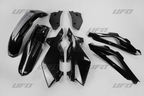 Комплект пластика UFO HUSQVARNA CR 2T '06-'08 (чёрный) (HU605E001) HUKIT605001