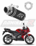 Прямоток Honda CBR 125 2004 - 2010 DOMINATOR GP1 черный