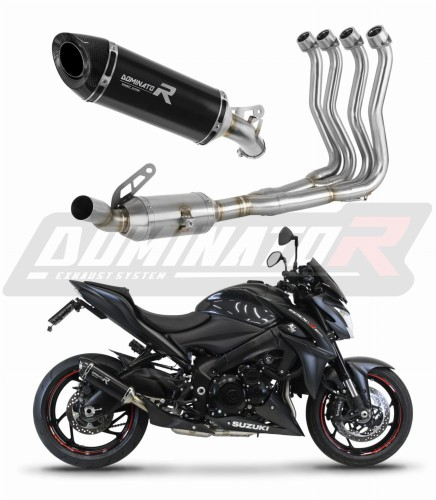Полная система выхлопа Suzuki GSX-S 1000 / F 2015 - 2020 DOMINATOR HP8 черная
