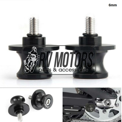 Упори для підкату 6мм чорні 