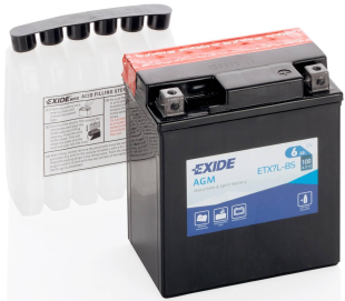Аккумулятор EXIDE ETX7L-BS = YTX7L-BS