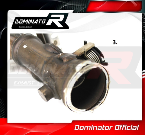 Выхлопной коллектор DOMINATOR SUZUKI GSXR 600 K8-K9 L0 DECAT 2008 - 2010