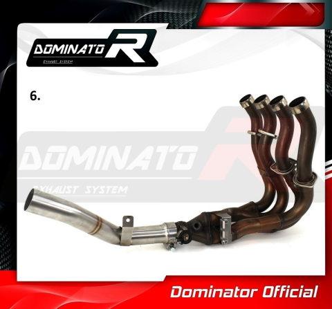 Выхлопной коллектор DOMINATOR SUZUKI GSXR 600 K8-K9 L0 DECAT 2008 - 2010