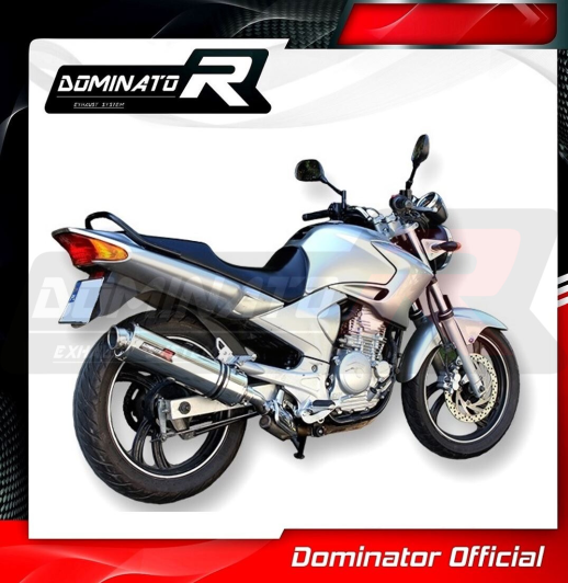 Прямоток DOMINATOR YAMAHA YBR 250 круглий
