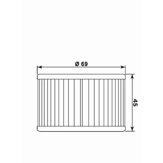 Масляный фильтр MEIWA   HF561 KY7004