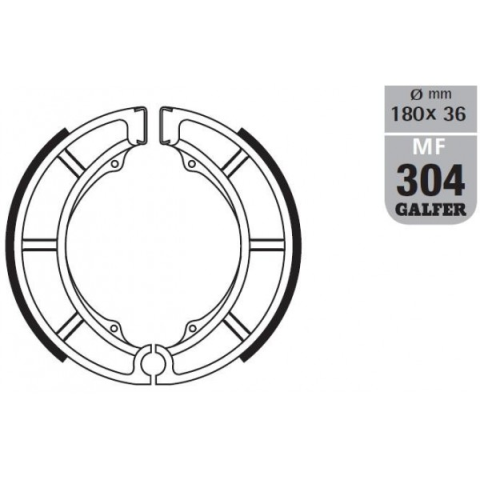 Тормозные колодки GALFER MF304G2165