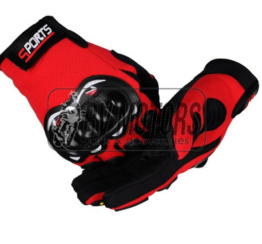 Рукавички RVM sport long red
