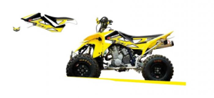 Комплект наклеек SUZUKI LTR 450 '06-'09 BLACKBIRD DREAM 2 E2Q09A/02