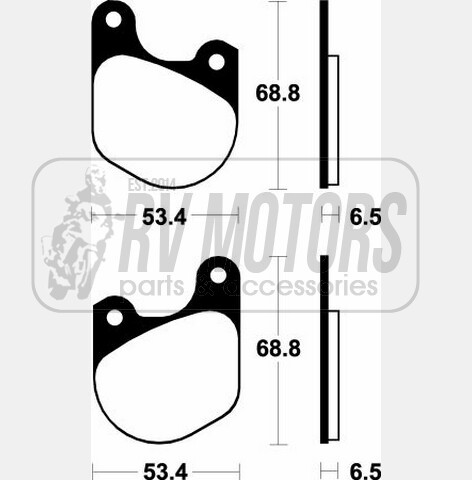 Тормозные колодки SBS 537H.HF