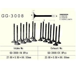 Клапан впускной SUZUKI GS1100S R Katana (94) VESRAH GG-3008-IN