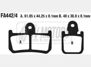Тормозные колодки EBC FA442/4HH
