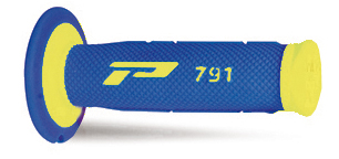 Ручки руля PROGRIP PG791 (22+25MM 115MM) жёлтый/синий (PG791YLF/BL) PA079100GFBL