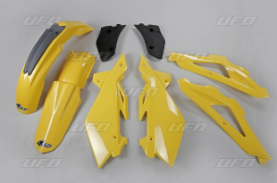 Комплект пластика UFO HUSQVARNA CR 2T '06-'08 (жёлтый) (HU605E103) HUKIT605103