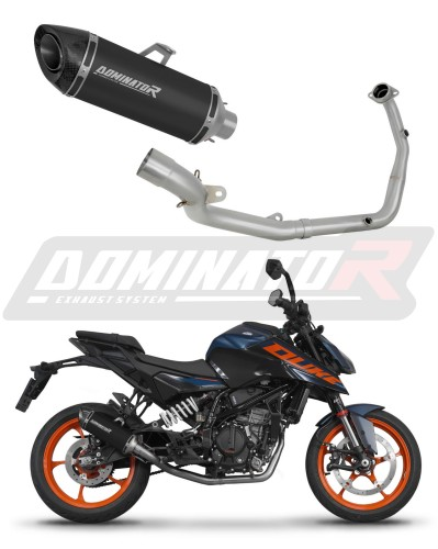 Полная система выхлопа KTM 125 Duke 2024 DOMINATOR HP8 черный