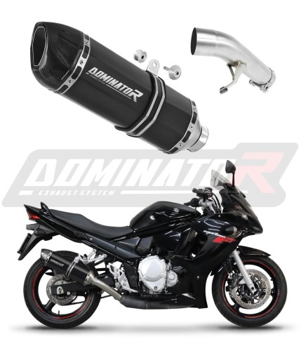 Прямоток Suzuki GSXF 650 2007 - 2016 DOMINATOR HP1 черный