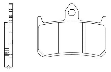 Гальмівні колодки Brenta FT 4136