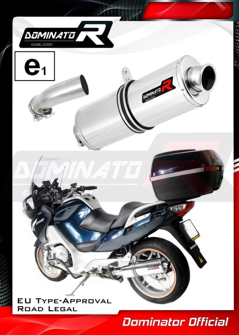 Прямоток DOMINATOR BMW R1200RT 2010 - 2013 овальный