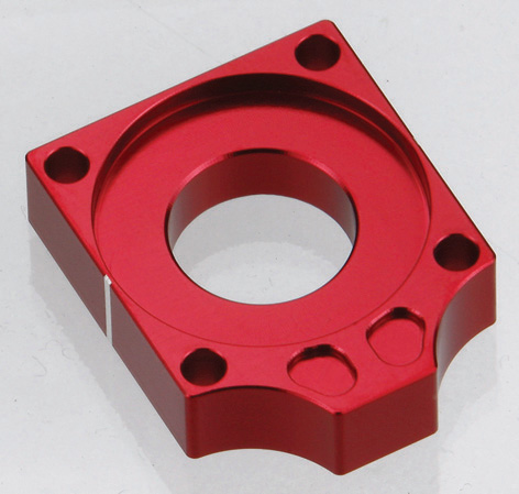 Натягувач приводного ланцюга HONDA CRF 250R &#39;10-&#39;12, CRF 450R &#39;09-&#39;12 червоний ACCEL AB16RD