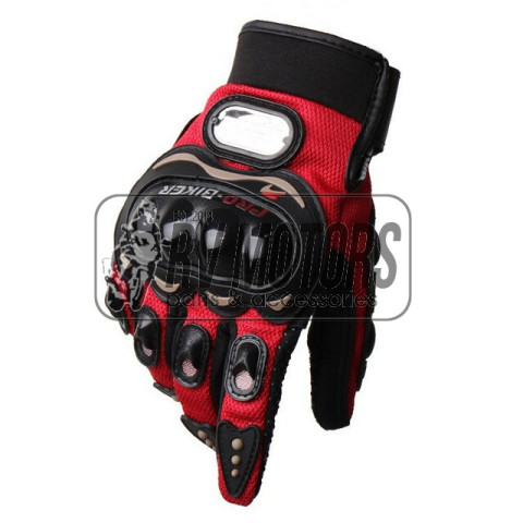 Перчатки PRO-BIKER MCS-01C красные