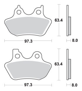 Тормозные колодки SBS 826HS (FA400)